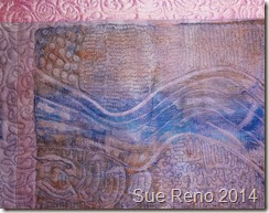 If I Woke at Dawn, a work in progress by Sue Reno,m detail 5