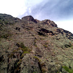 That's the mountain we went up from the bottom.