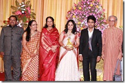 Vani Jeyaram @ GV Prakash Kumar & Saindhavi Wedding Reception Photos