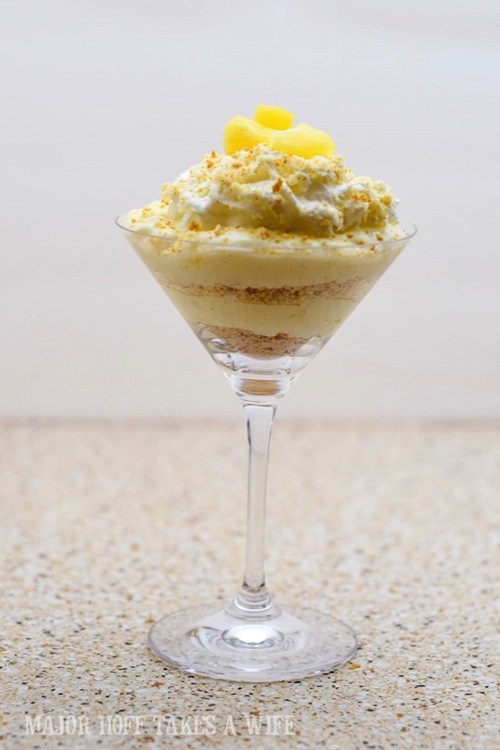 Quick and easy desserts - Pineapple yogurt parfaits. A quick and easy dessert featuring healthy yogurt, pineapple, and cookie crumbs. Don't have time to make a healthy dessert or any dessert? There are no excuses now! This pineapple parfait only takes 5 minutes to make! Now that's a quick dessert! The recipe also comes with a free "Do Not Disturb / Pampering In Progress" door knob hanger so you can eat your dessert in peace! #MullerMoment #CollectiveBias #ad #pineapple #quick #easy #desserts #yogurt Quick and easy desserts Pineapple yogurt parfaits