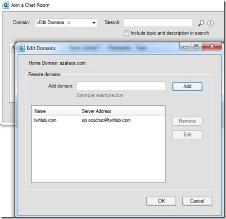 Lync GC Fed - edit domain Lync GC Fed - edit domain