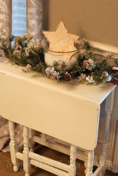 Side Table Dressed For Christmas.jpg Side Table Dressed For Christmas