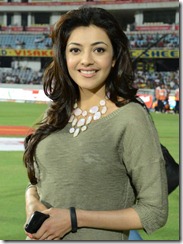 Actress Kajal Agarwal at Telugu Warriors Vs Veer Marathi Photos