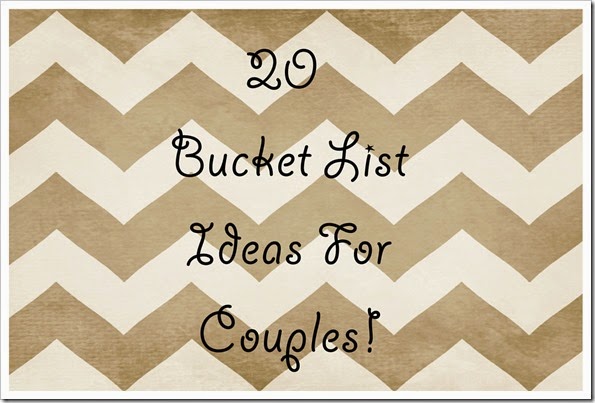 bucket list for couples