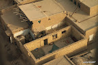 Inside a courtyard