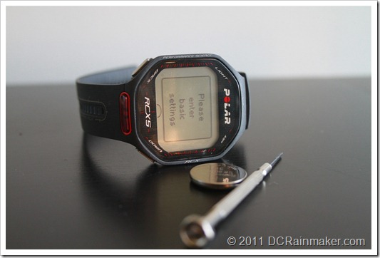 Polar RCX5 Battery Swapout Complete