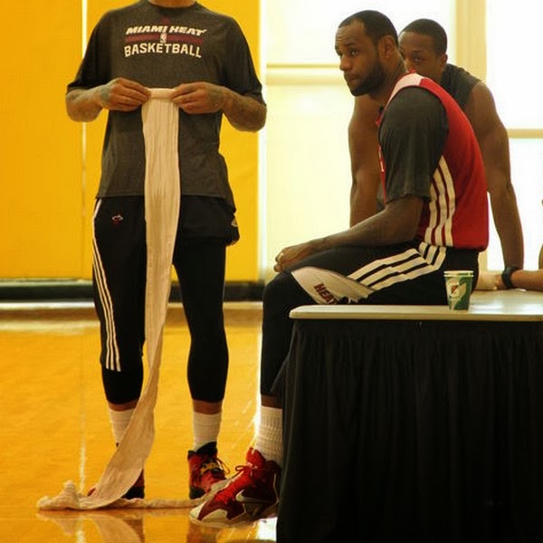 King James Back to Testing Nike LeBron 11 in Practice