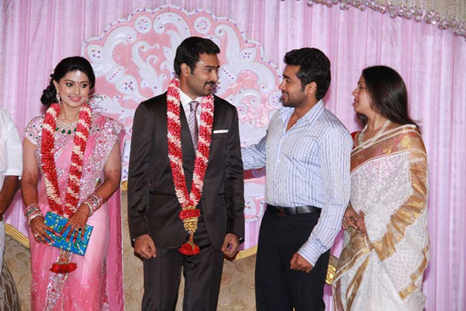 Surya And Jyothika Prasanna Sneha Reception Stills Actor