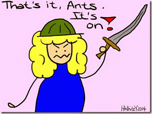 ThatWhiteGirl - battle of ants - it's on, no more mr nice guy