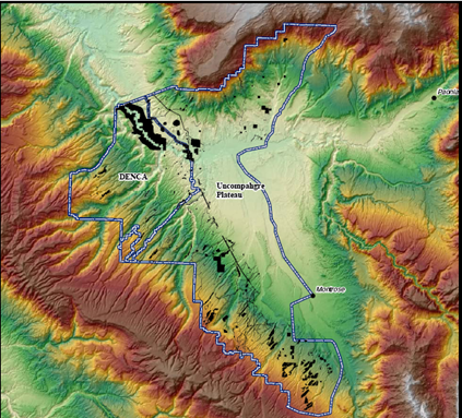 Denca Target Area - Technological Debris Sites - Colorado