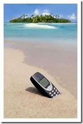 Goa tourism on cell phone