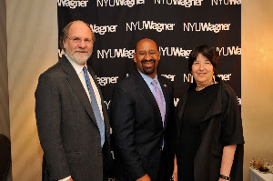New Jersey Governor Jon Corzine, Philadelphia Mayor Michael A. Nutter and NYU Wagner Dean Ellen Schall
