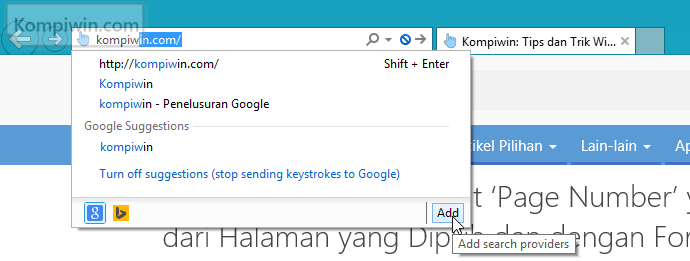 cara menambahkan google sebagai mesin telusur di internet explorer 002(1) cara menambahkan google sebagai mesin telusur di internet explorer 002(1)