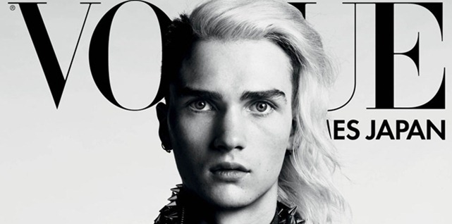 Gryphon O'Shea para Vogue hommes Japão Gryphon O'Shea para Vogue hommes Japão