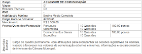 Edital antes Edital antes