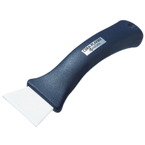 This scraper is ceramic, which makes it gentler on the grates of your grill. (broadwaypanhandler.com) This scraper is ceramic, which makes it gentler on the grates of your grill. (broadwaypanhandler.com)
