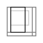 rectangle study 35, 2012, digital c-print (single edition), 40 x 40 in.