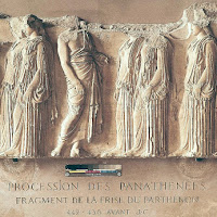 14.- Fidias. Procesión de las Panateneas