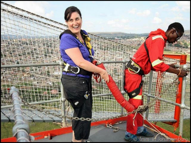 Nervous laughter at Orlando Towers