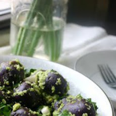 New Potato Salad with Spring Onion Pesto