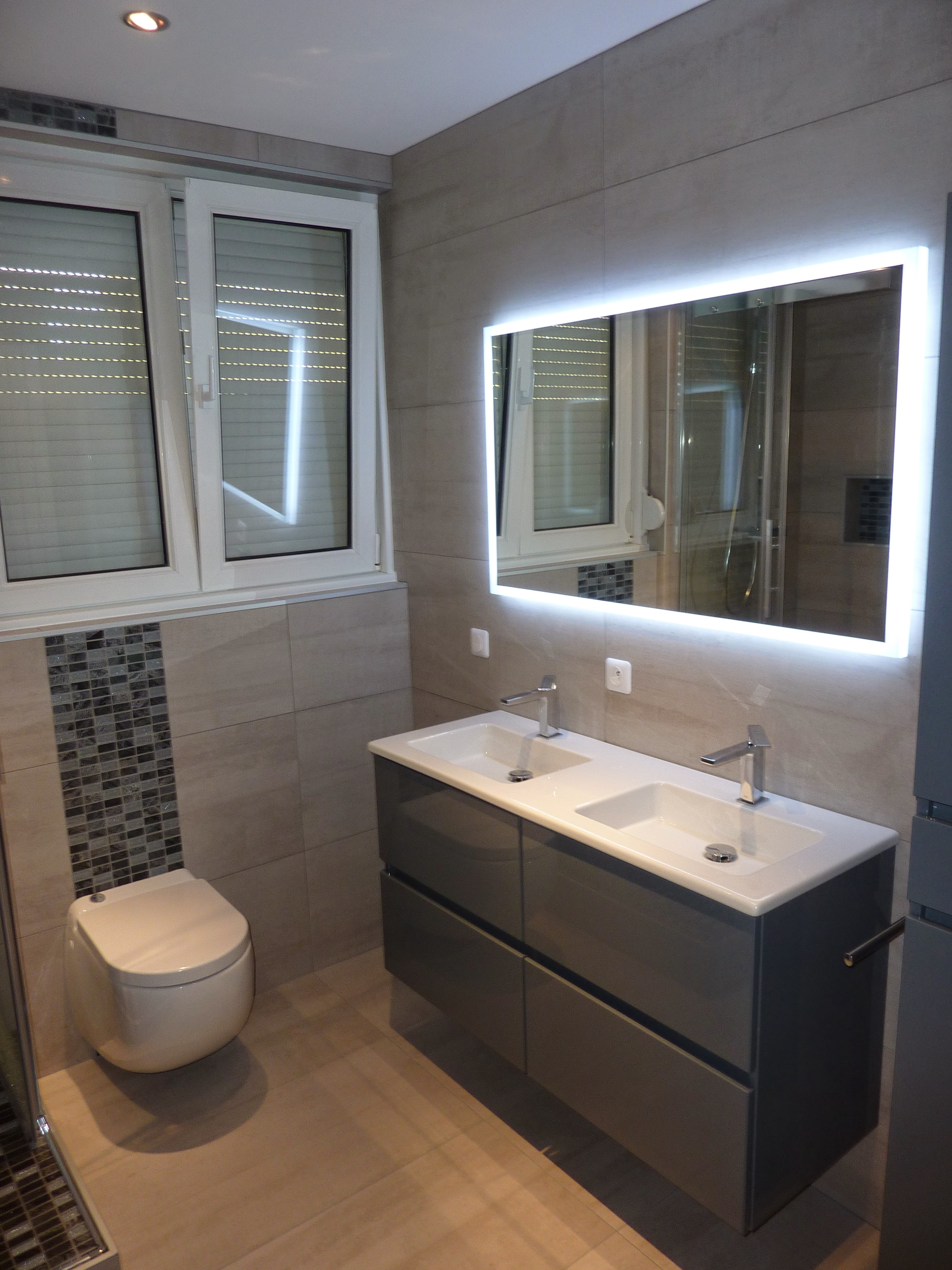 Lapeyre salle de bain wc suspendu avec plus de clarté ...