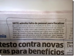 SRTE admite falta de pessoal para fiscalizar - www.rsnoticias.net
