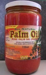 Olio di palma grezzo e puro (in commercio)