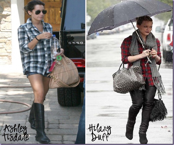 Camisa-Xadrez-Ashley-Tisdale-Hilary-Duff Camisa-Xadrez-Ashley-Tisdale-Hilary-Duff