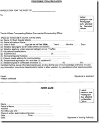 HQ Central Air Command IAF Application Form-www.IndGovtJobs.in