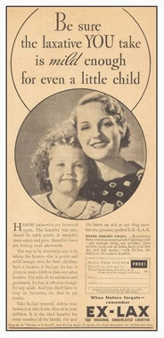 c0 vintage Ex-Lax ad from 1936
