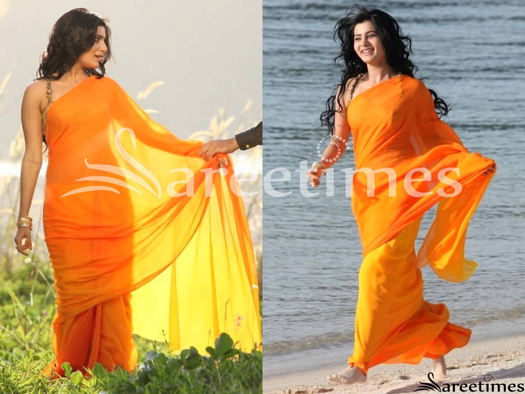 [Samantha_Orange_Plain_Saree%255B4%255D.jpg]