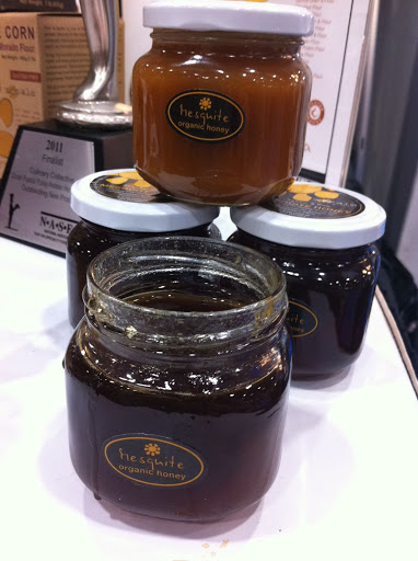 This smoky mesquite honey would be delicious brushed on grilled chicken at the last second or drizzled over goat cheese and sprinkled with toasted nuts. This smoky mesquite honey would be delicious brushed on grilled chicken at the last second or drizzled over goat cheese and sprinkled with toasted nuts.