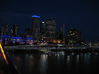 Downtown Brisbane at night
