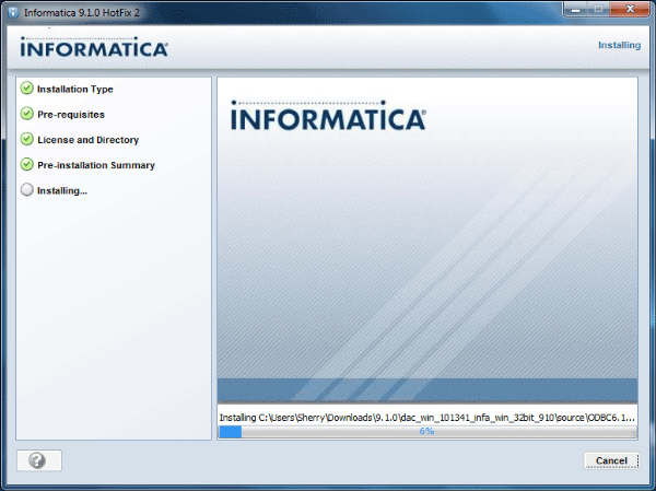 Informatica 9 Installation Steps