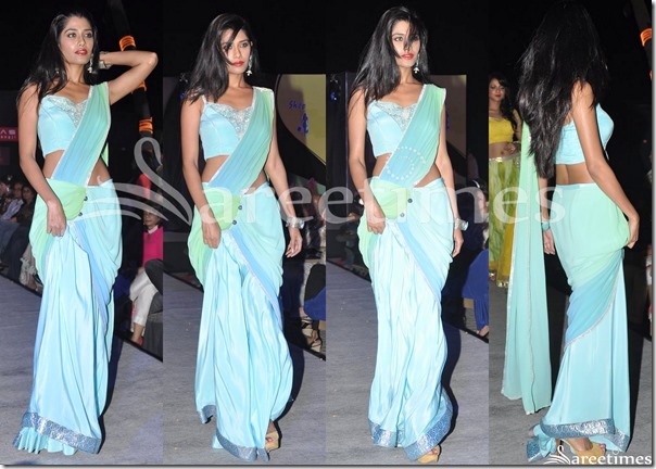 Riyaz_Gangji_Blue_Saree