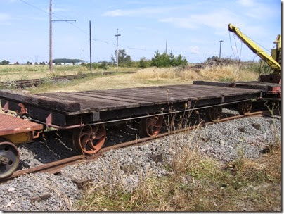 IMG_8477 PGE Flume Train Flat Car at Antique Powerland in Brooks, Oregon on August 1, 2009