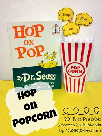 Hop On Popcorn Sight Word Game oSEUSSed p