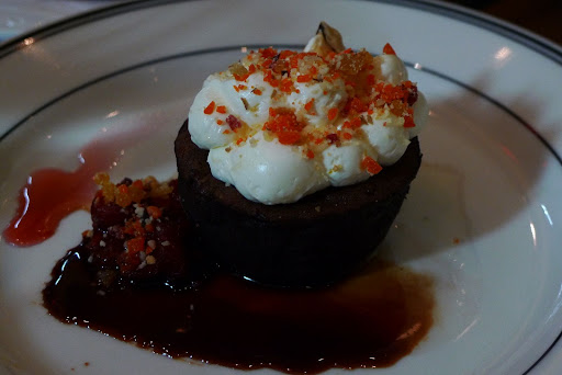 A delicious dessert, Marcus has re-named Lady Dorothy (on the menu it is listed as a Lady Baltimore). A delicious dessert, Marcus has re-named Lady Dorothy (on the menu it is listed as a Lady Baltimore).
