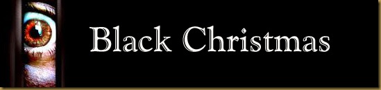 black christmas banner