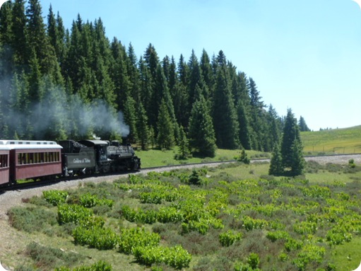 Train Ride In To Chama, NM 096