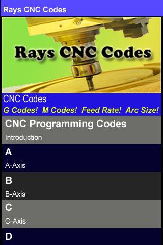 【免費書籍App】Rays CNC Codes-APP點子