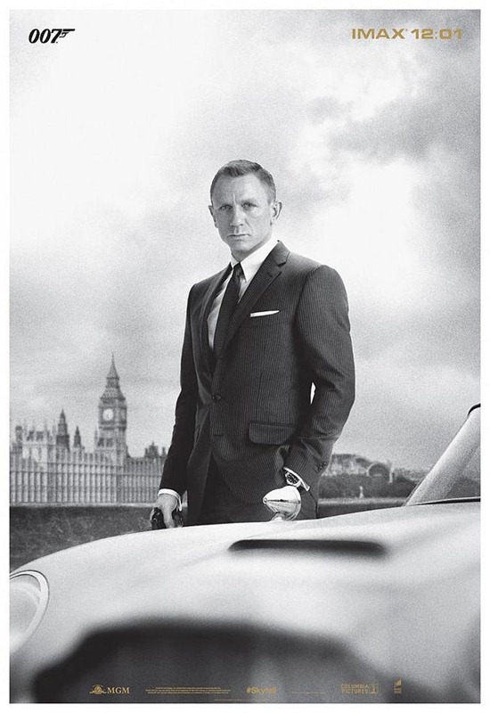 007 - Skyfall IMAX poszter az éjféli vetítés alkalmából