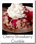 cherry strawberry crumble cherry strawberry crumble