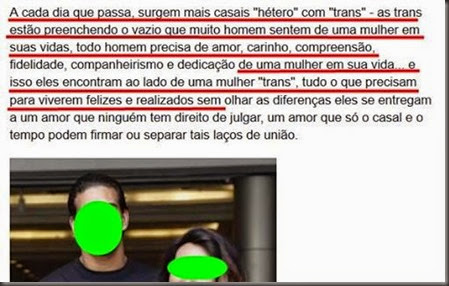A cada dia que passa surgem mais casais hetero com trans A cada dia que passa surgem mais casais hetero com trans
