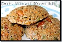 Oats Wheat Rava Idli