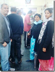 with the two ladies from Guwahati