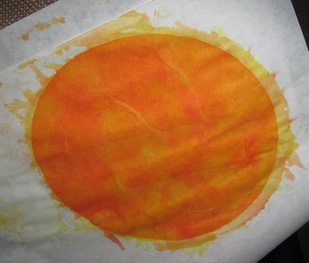 orange sun