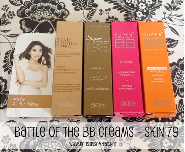 Makeup Wars - Battle of the BB Creams - Skin 79 Swatches Makeup Wars - Battle of the BB Creams - Skin 79 Swatches