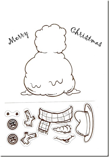Teaching English to the Little Ones : SNOWMAN WORKSHEET