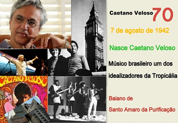 Colagem Caetano Veloso